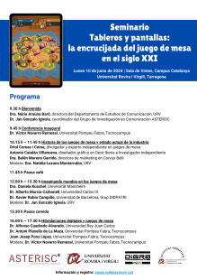 Programa Seminari Tableros y pantallas